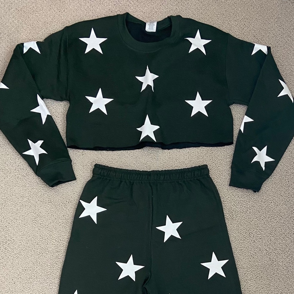 Hunter Green matching sweat set